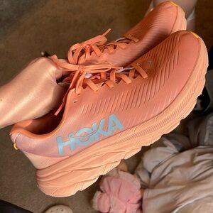Orange HOKA rincon 3
